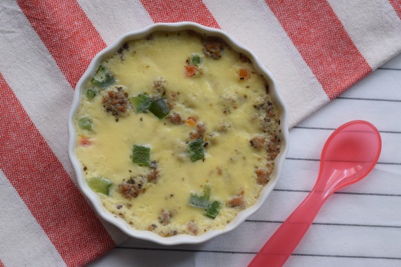 【梁雅琳】甜椒素肉碎蒸蛋